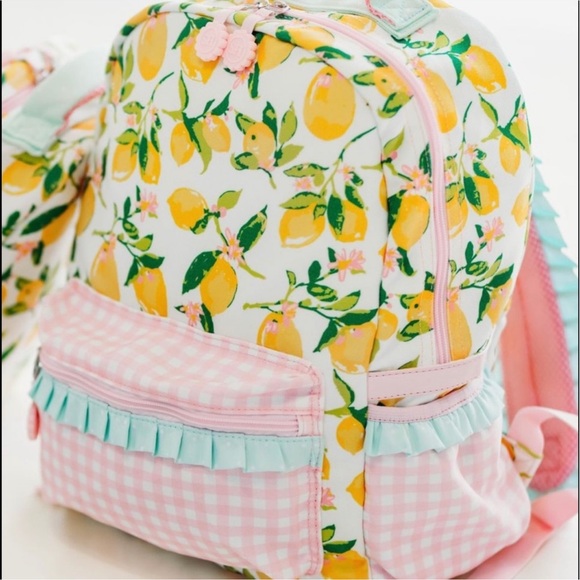 SweetHoney Other - SweetHoney Lemon mini backpack with plaid checkered accents